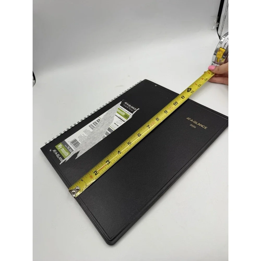 At-A-Glance 2026 Calendar Planner Monthly Black New Year 70-260G-05 Recycled